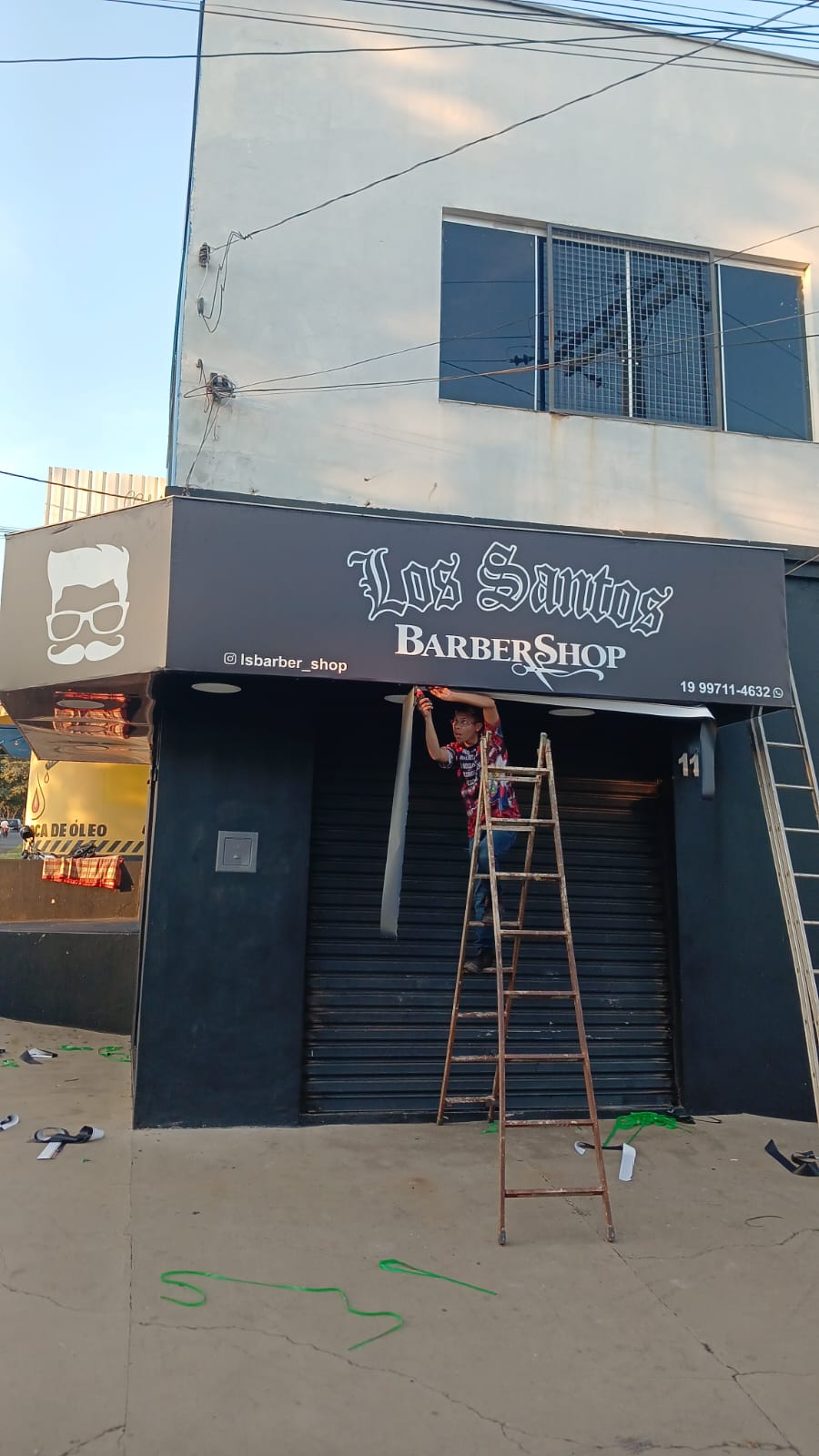 Fachada Los Santos BarberShop